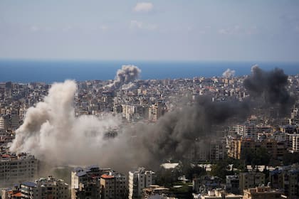 El bombardeo israelí de Beirut el 8 de abril