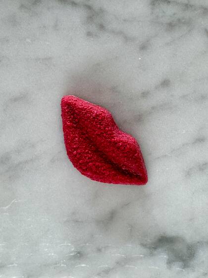 El bombón Rosas Ganache, con chocolate 41% Ecuador y Perú