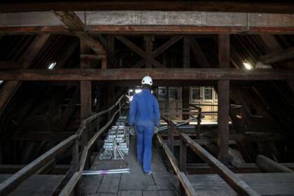 La madera de las vigas de "el bosque" podían tener más de 1.000 años de antigüedad