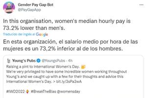 El bot de Twitter que trollea a las empresas que tuitean sobre el Día de la Mujer (Foto: Twitter)