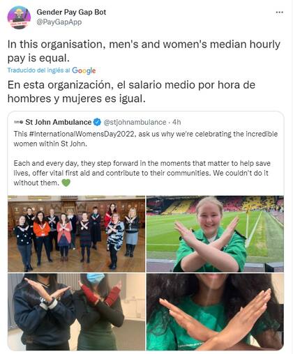 El bot de Twitter que trollea a las empresas que tuitean sobre el Día de la Mujer (Foto: Twitter)