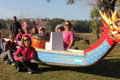 El bote de dragón tiene un simbolismo especial (Foto: @seleccionargentinaenrosa)