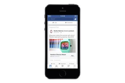 El botón Comprar por el momento estará disponible sólo en algunas tiendas online de Estados Unidos que tienen presencia en Facebook