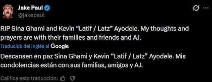 El boxeador se solidarizó con Anthony Joshua