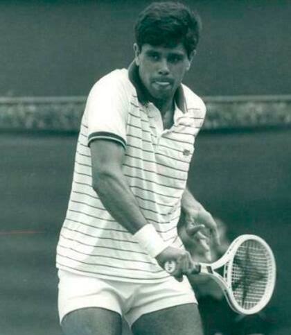 El brasileño Cassio Motta, 48° de singles en 1986, compartió muchos entrenamientos y viajes con Vilas