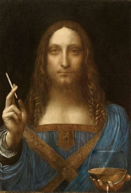 Salvator Mundi, de Da Vinci, intervenido por Alexey Kondakov