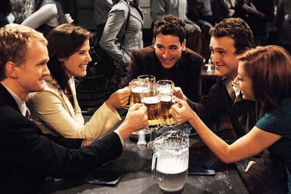 El brindis de los protagonistas de How I Met Yoy Mother