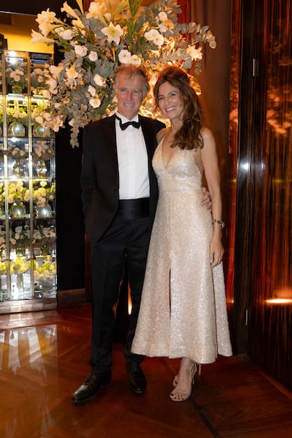El broker agroindustrial Thomas Hinrichsen y su mujer, Solange Mayo.