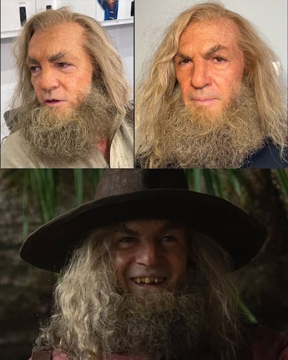 El brujo que interpreta Banderas en el film infantil (Foto: Instagram @antoniobanderas)