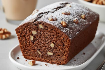 El budín de chocolate es ideal para acompañar cualquier momento del día; también podés reemplazar la harina leudante por integral