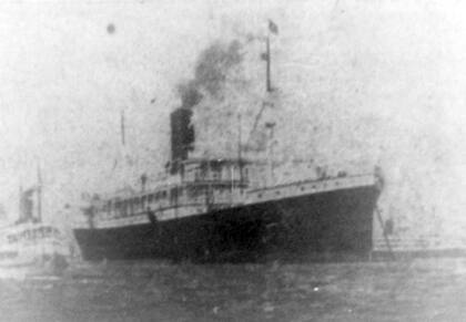 El buque Anselm, que llevó los astrónomos británicos hasta Brasil, fue el primero en reanudar la ruta transatlántica después de la Primera Guerra.