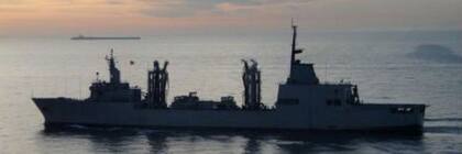 El buque de guerra Patiño está asignado a patrullar el océano Indico