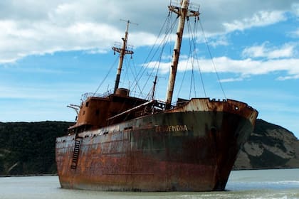 El buque encallado Desdémona