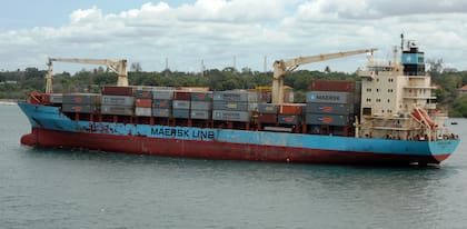 El buque Maersk Alabama, en el año 2009