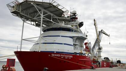 El buque Skandi Patagonia, de bandera noruega