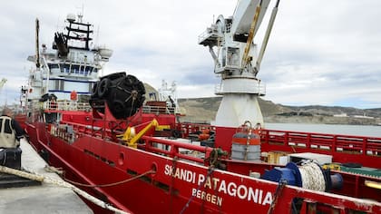 El buque Skandi Patagonia, de bandera noruega