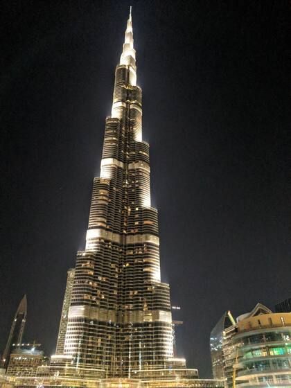 El Burj Khalifa, el edificio más alto del mundo.