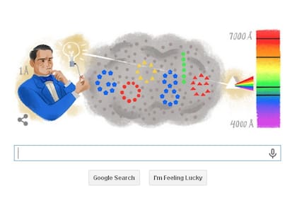 El buscador de internet celebra el bicentenario del nacimiento del sueco Anders Jonas Ångström