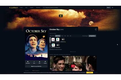 El buscador JustWatch encuentra en qué plataformas está un cierto título; pero, en este caso, pasa por alto a Mubi