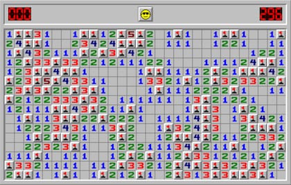 El Buscamina se lanzó en su etapa de desarrollo en 1990 y luego se convirtió en uno de los juegos más populares de la época