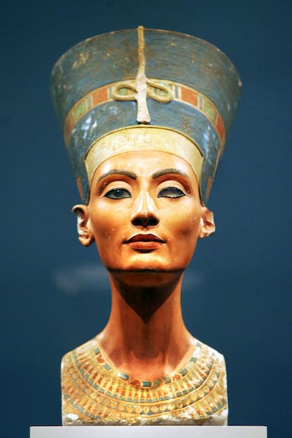 El busto de la reina Nefertiti