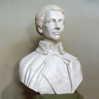 El busto de María Estela Martínez de Perón