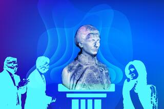 El misterio del busto presidencial olvidado en un rincón de la Rosada