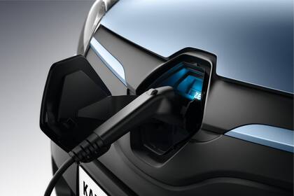 El cable de recarga de la batería en la Kangoo