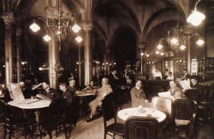 El Cafe Central, conocido como "el café de Trotsky"