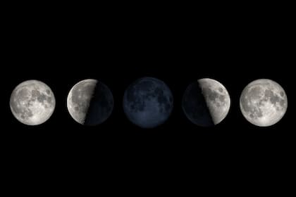 El calendario abre con la “Luna de Flores” el 1 de mayo y cierra con una segunda fase completa el 31, conocida como luna azul