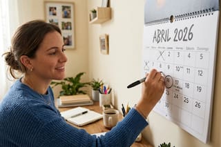 Calendario de abril para imprimir en papel