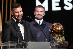 El cálido mensaje de David Beckham le dedicó a Lionel Messi tras la Noche de Oro