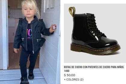 El calzado que luce Matilda en las fotos