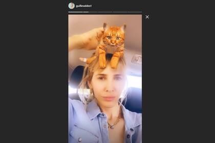 Así Guillermina bromeó con su flequillo