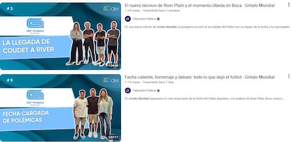 El cambio en la gráfica de uno de los programas de streaming de la productora del hijo de Grandio