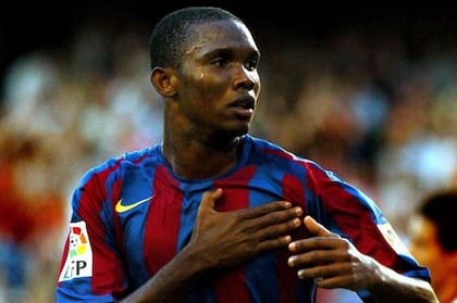 El camerunés, entre 2006 y 2009, cuando jugaba en Barcelona