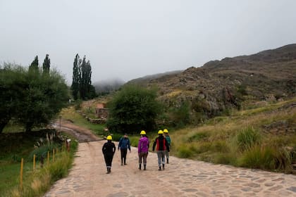 El camino hasta la mina sanluiseña.