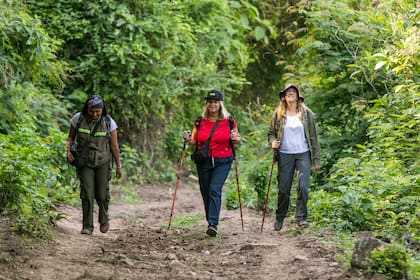 El camino hasta las Termas del río Jordán dura 7 km de ida y lo mismo de vuelta.