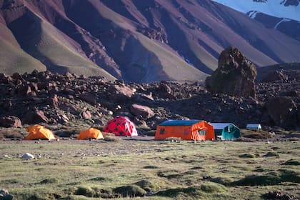 El campamento donde se pasa la noche