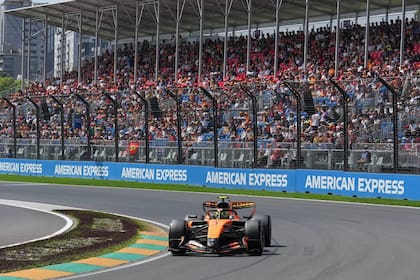 El campeón del mundo, Lando Norris, tuvo algunos inconvenientes con su monoplaza