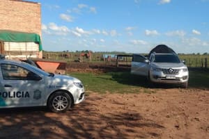 El campo El Socorro, donde fueron asesinados Franco Agustín Plencovich y Luis Ferrari; por el doble crimen está detenido el propietario del establecimiento rural, Norberto Sánchez