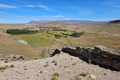 El campo familiar en pleno desierto patagónico se convirtió en un oasis