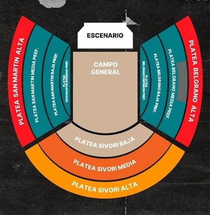 El campo se encontrará sin divisiones bajo el nombre de "campo general"