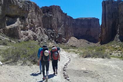 El cañadón de la Buitrera