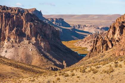 El cañadón del río Pinturas, un paisaje natural que se busca preservar