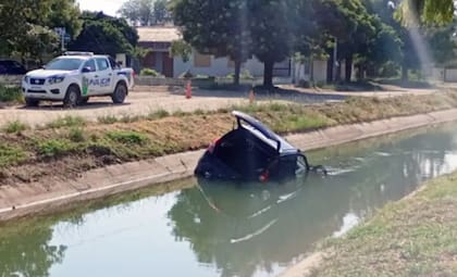 El canal de riego donde se produjo el accidente