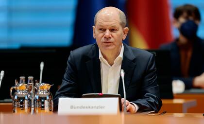 El canciller alemán, Olaf Scholz