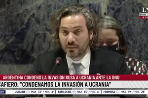 Cafiero, ante la ONU: “La Argentina condena la invasión a Ucrania”