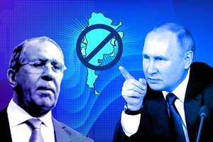 El canciller Lavrov y Vladimir Putin