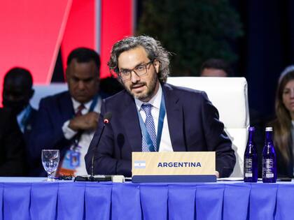 El canciller Santiago Cafiero impulsa la demanda contra los buques ingleses por pesca ilegal